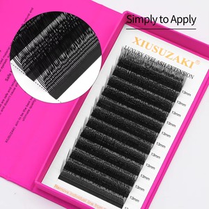 XIUSUZAKI Extensions de cils en <span class=keywords><strong>U</strong></span>, Volume Mega, Courbure <span class=keywords><strong>L</strong></span> <span class=keywords><strong>LU</strong></span> M, Cils croisés en forme de fleur parallèle, Y YY 3D 4D 5D 6D - Product Image 5