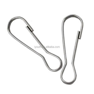 Ganchos de cordón de metal Gancho a presión J de hierro, Gancho a presión para cortina de gota de agua para llavero <span class=keywords><strong>Dolder</strong></span> - Product Image 1