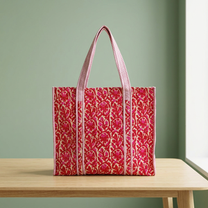 Bolsa de Viaje Reutilizable de Fin de Semana para Primavera/Verano, Personalizada, de Algodón, Color Sólido, Acolchada, con Cierre, para el Hombro, con Bolsillos, para Mujer - Product Image 4
