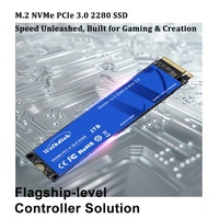 قرص صلب داخلي M.2 NVMe 2280 SSD PCIe Gen3 عالي التحمل بتقنية TLC NAND للألعاب وتخزين البيانات، قرص صلب NVMe بتصميم ODM