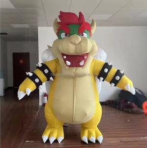 Disfraz de Mascota de Personaje de Dibujos Animados de <span class=keywords><strong>Mario</strong></span> <span class=keywords><strong>Bros</strong></span>, Kuppa, <span class=keywords><strong>Bowser</strong></span>, Disfraz Inflable de 2 m de <span class=keywords><strong>Bowser</strong></span>, <span class=keywords><strong>Mario</strong></span>, Tortuga, Monstruo, en Venta - Product Image 1