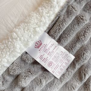 ผ้าห่มขนแกะสีแสดเข้มนุ่มสบายสำหรับโซฟาในฤดูหนาว - Product Image 6