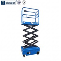 Mini-élévateur à ciseaux électrique compact de haute qualité 3m 240kg pour chantiers de construction restreints Livraison rapide