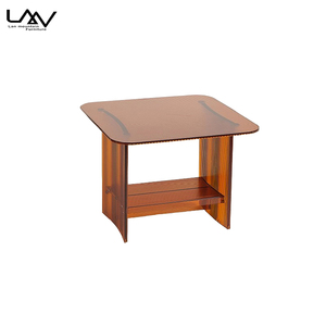 Moderno Simple Villa Sala de estar <span class=keywords><strong>Mesa</strong></span> de centro Set Hotel Dormitorio Sofá Plástico <span class=keywords><strong>Mesa</strong></span> auxiliar Muebles - Product Image 6