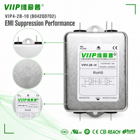 Filtre de ligne électrique CA VIP4-2B-10 B042Q0702 par VIIP, 220V 6A monophasé, filtre RFI pour onduleurs solaires et stockage d'énergie