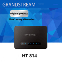 Gateway de Voz Grandstream HT814 de Cuatro Puertos FXS, Conmutación de Red IP Telefónica Común, ATA, Venta al por Mayor