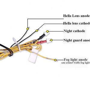 High Quality Hella-5 Bi LED Xenon <b>Projector</b> Lens 45W 4600LM 6000K+3000K Fog <b>Light</b> Car Accessories Headlight Bulb Vehicle Lamp - Product Image 6