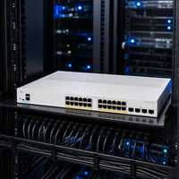Switch Data Center Kampus Baru Catalyst C1300-24XT 20x10G Copper 4x10G SFP+ Rak 24 Port 10Gbps L3