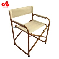 DC-7503-1 Portable Chaise De Camp Pliante Métal Aluminium Finition En Bois pour Jardin En Plein Air De Mariage Chambre Parc Utilisation En Gros