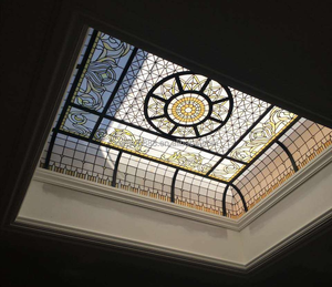 Dôme en vitrail massif personnalisé directement de l'usine pour la décoration de plafond, de toit et de skyline, éclairage pour hôtel/villa - Product Image 6