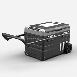 Auto En Huis-18 Celsius Echte Bevriezing, 12V/24V Dc En 100-240V AC Adapter Draagbare Compressor Koelkast Vriezer Elektrische Koeler