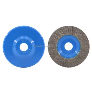 High Quality 4.5" Diamond Flap Disc with Plastic Back for Metal Glass Stone Concrete Tiles Ceramics Grinding