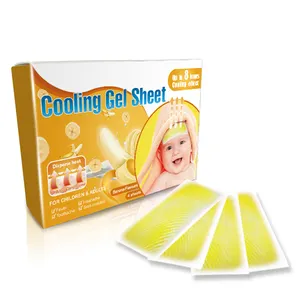 2025 grosir produk harga rendah lembaran Gel pendingin medis penghilang demam lembar hidrogel penggunaan sekali pakai untuk bayi - Product Image 1