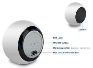 Micrófono Inalámbrico <span class=keywords><strong>Logitech</strong></span> con Sonido Envolvente, Radio FM Portátil con Altavoz para iPhone 13 Max Pro - Product Image 6