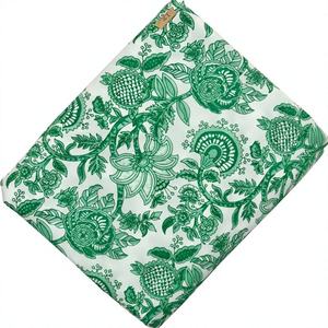 Tela de Algodón Premium Transpirable, Ligera, con Estampado Floral, para Vestidos de Mujer, Color Verde - Product Image 3