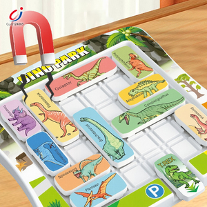 Juego de Rompecabezas Magnético con Temática de Dinosaurios Coloridos de Dibujos Animados, Juguete Educativo Temprano Chengji <span class=keywords><strong>para</strong></span> <span class=keywords><strong>Niños</strong></span> - Product Image 2