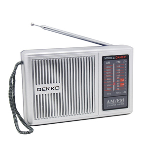 Portable Radio AM/FM Portable Pocket-Sized Band Radio with Built-In Speaker 2 <strong>R20</strong> <strong>Battery</strong> Powered for Elderly - Product Image 6