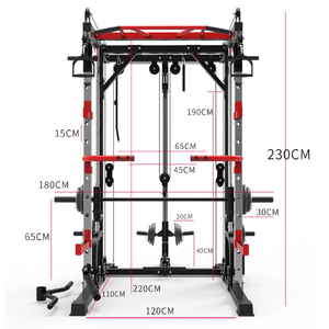 Máquina multifuncional para uso doméstico, equipo de <span class=keywords><strong>Fitness</strong></span> <span class=keywords><strong>DHZ</strong></span> Smith, estante de energía para sentadillas, a buen precio - Product Image 5