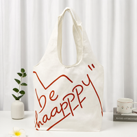 Sacs en toile recyclée personnalisés avec logo imprimé, sacs de courses en toile de coton pour femmes, étudiants et courses