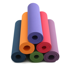 เสื่อโยคะอุปกรณ์ฝึกออกกำลังกายวัสดุ TPE เสื่อกีฬาโยคะ - Product Image 6