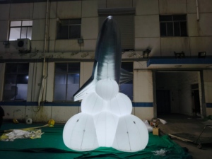 Roket Iklan Tiup Tahan Lama, Balon Roket Luar Angkasa, Roket Pesawat Tiup Raksasa - Product Image 5