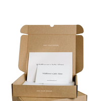 Cajas de Cartón Reciclado con Logotipo Personalizado, Cajas de Regalo de Papel Corrugado, Cajas de Envío para Ropa, Zapatos y Regalos