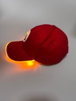 Gorra de Béisbol con Luz LED Fluorescente Personalizada, Directo de Fábrica