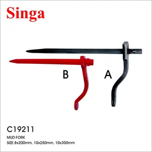 Singa C19211 High quality nail puller crowbar tools carbon steel nail claw puller tool custom color