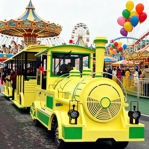 Trenes Turísticos para Niños y Adultos, Trenes sin Rieles para Parques de Diversiones y Atracciones, en Oferta - Product Image 5