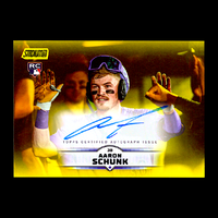 Plc 2025 Topps Stadium Club Aaron Rc On-card Auto Jaune Colorado Rockies Sp Vente en gros