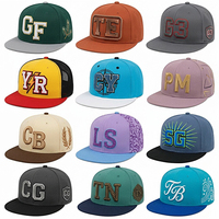 Gorra Snapback Personalizada de Mezcla de Lana con Visera Plana, 6 Paneles, Bordado 3D, Gorra de Béisbol, Venta al por Mayor, OEM, ODM, Dos Tonos