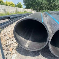Tuyau d'alimentation en eau PE100 HDPE, tuyau en polyéthylène haute pression, durable, résistant à la corrosion, résistant à la chaleur, pour système d'irrigation