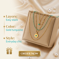 Collier pendentif en acier inoxydable hypoallergénique et étanche OEM pour les commandes de distributeurs