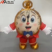 Mascotte gonflable personnalisée de personnage de dessin animé, modèle Pocket Clock Doll, pour activité sur le thème d'Alice, spectacle de fête foraine