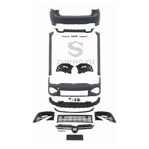 Pare-chocs de voiture, accessoires de voiture pour Volkswagen <span class=keywords><strong>Golf</strong></span> <span class=keywords><strong>8</strong></span> au style R, y compris le pare-chocs avant et arrière avec calandre, jupes latérales - Product Image 6