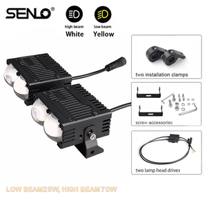 ชุดอัพเกรดไฟหน้ารุ่นใหม่ ซีรีส์ 2 เปลี่ยนหลอดไฟหน้าแบบ LED DRL พร้อมไฟตัดหมอก กำลังไฟสูง สำหรับรถยนต์ รถบรรทุก รถ SUV ATY - Product Image 3