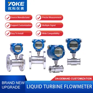 High Accuracy Turbine Flow Meter Digital Diesel Fuel Turbine Flow Meter