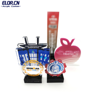 Trophée personnalisé en acrylique ELOR, petite taille, pour concours de robots étudiants, prix de compétition, protection UV, club de formation, cadeaux pour salons professionnels