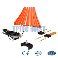 Rail monophasé isolé en cuivre, contact coulissant, ligne d'alimentation pour grue, ligne de chariot sans soudure, barre omnibus