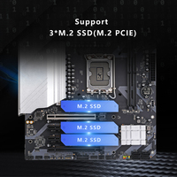 Placa Base Intel Z890 PRO Micro ATX, Z890PRO LGA 1851, Ranura para CPU Core Ultra Serie 200, Ultra5, Ultra7, Ultra9, M.2 SSD, Memoria DDR5