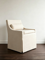 Chaises d'appoint de style belge avec housse amovible pour hôtel, appartement, salle à manger, cuisine, salon, usage commercial