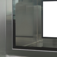 Boîte de passage pour salle blanche en acier inoxydable 304, boîte de passage de laboratoire