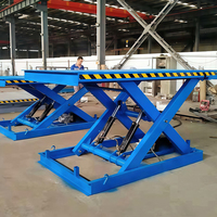 Table élévatrice à ciseaux stationnaire 500kg 1000kg Électrique Hydraulique Acier Allié Jambes Pliantes 1m 2m 3m Max 6m pour Usine et Manutention de Matériaux
