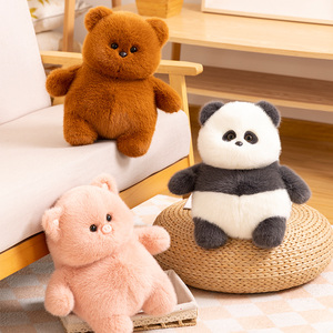 Juguetes de peluche de cerdo perezoso esponjoso de calidad superior, juguetes de peluche de Panda gordito, oso de peluche, muñecas suaves, fábrica de Yangzhou, regalos al por mayor - Product Image 2
