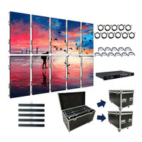 Écran LED d'intérieur P1.9 à pas de pixel fin 500x500mm, panneau de location d'affichage LED pour mariage, fête, scène et publicité