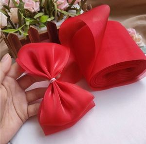 8cm Wide 10 Yards Sparkling Pear <b>Hair</b> Accessories Glitter Bow Handmade Pearlescent Printed Polyester Satin <b>Ribbon</b> <b>Hair</b> Clips - Product Image 3