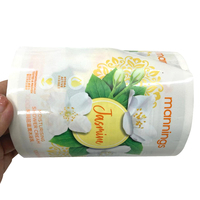 Étiquettes transparentes personnalisées en PET imperméables, autocollants adhésifs haute brillance pour l'emballage de flacons de shampoing et de crème de douche