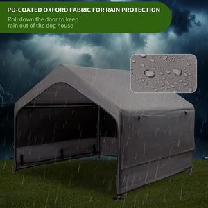 Extra Large Dog House Outside Dog Tent Outdoor Big Dog Shade Shelter Doghouse <b>Canopy</b> with Three-Sided Breathable Mesh Windows - Product Image 3