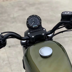 Chrome noir moto tachymètre housse pour harley <span class=keywords><strong>sportster</strong></span> 883 1200 48 2004-2018 - Product Image 4