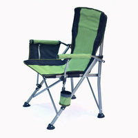 Chaise de jardin à prix réduit, mobilier d'extérieur en acier à haute teneur en carbone et tissu Oxford, pliable, portable, style industriel contemporain, ensemble pour le camping
